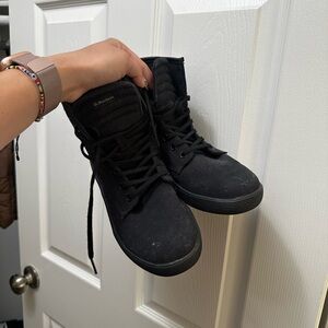 Dr. Martens Black Canvas Boots